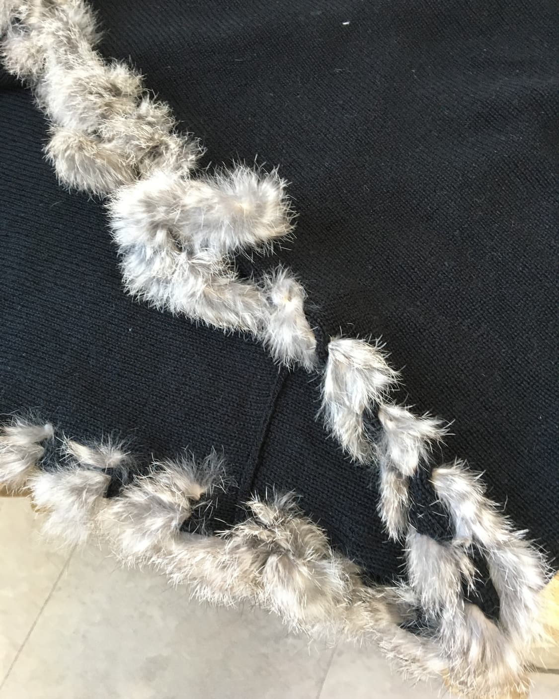  rabbit fur trimming neck warmer 상품이미지5