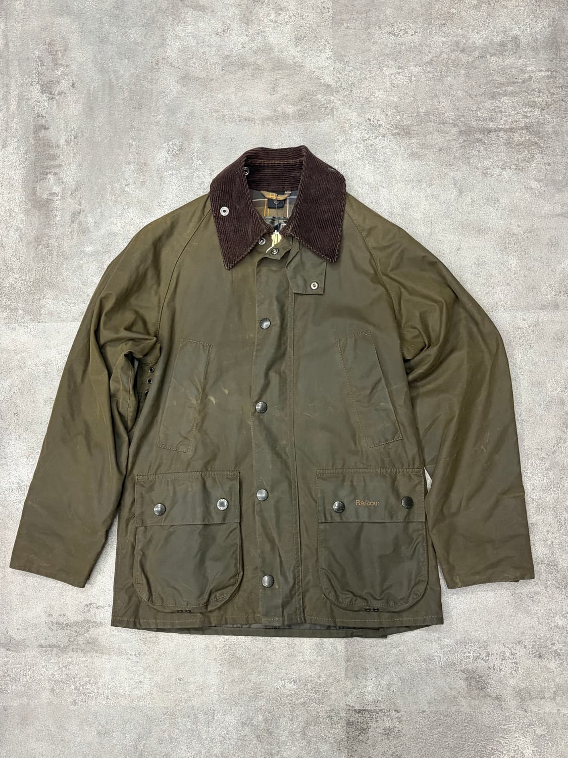바버 비데일 왁스 자켓 올리브 상품이미지1