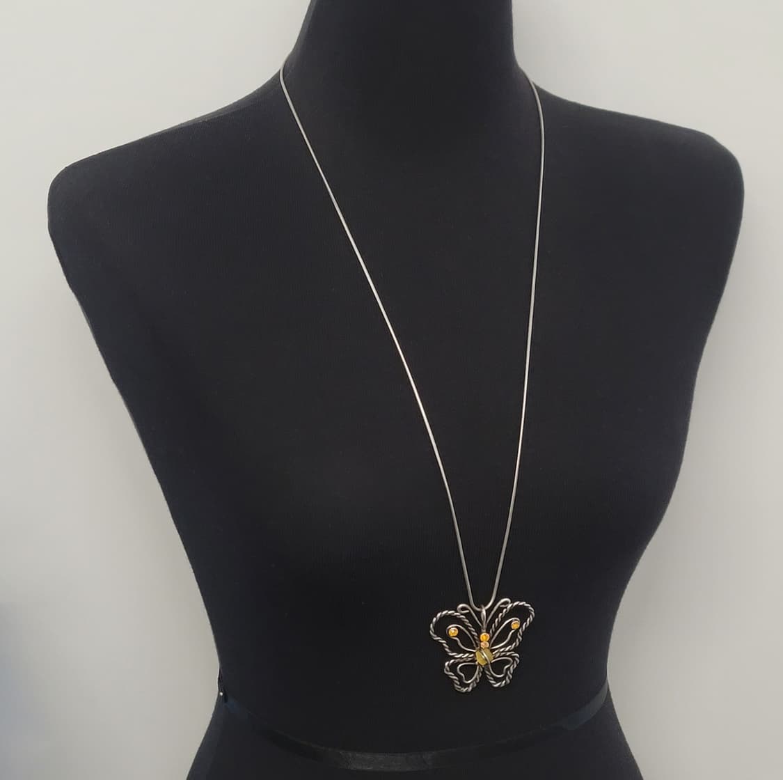 vintage butterfly necklace 상품이미지5