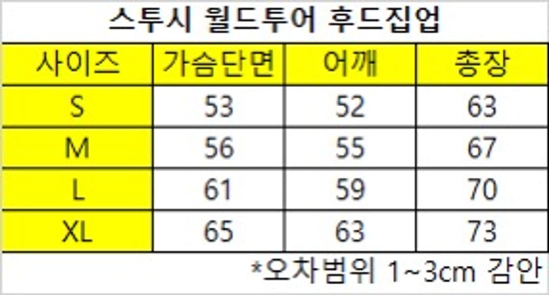(새상품) 스투시 월드투어 후드집업  상품이미지7