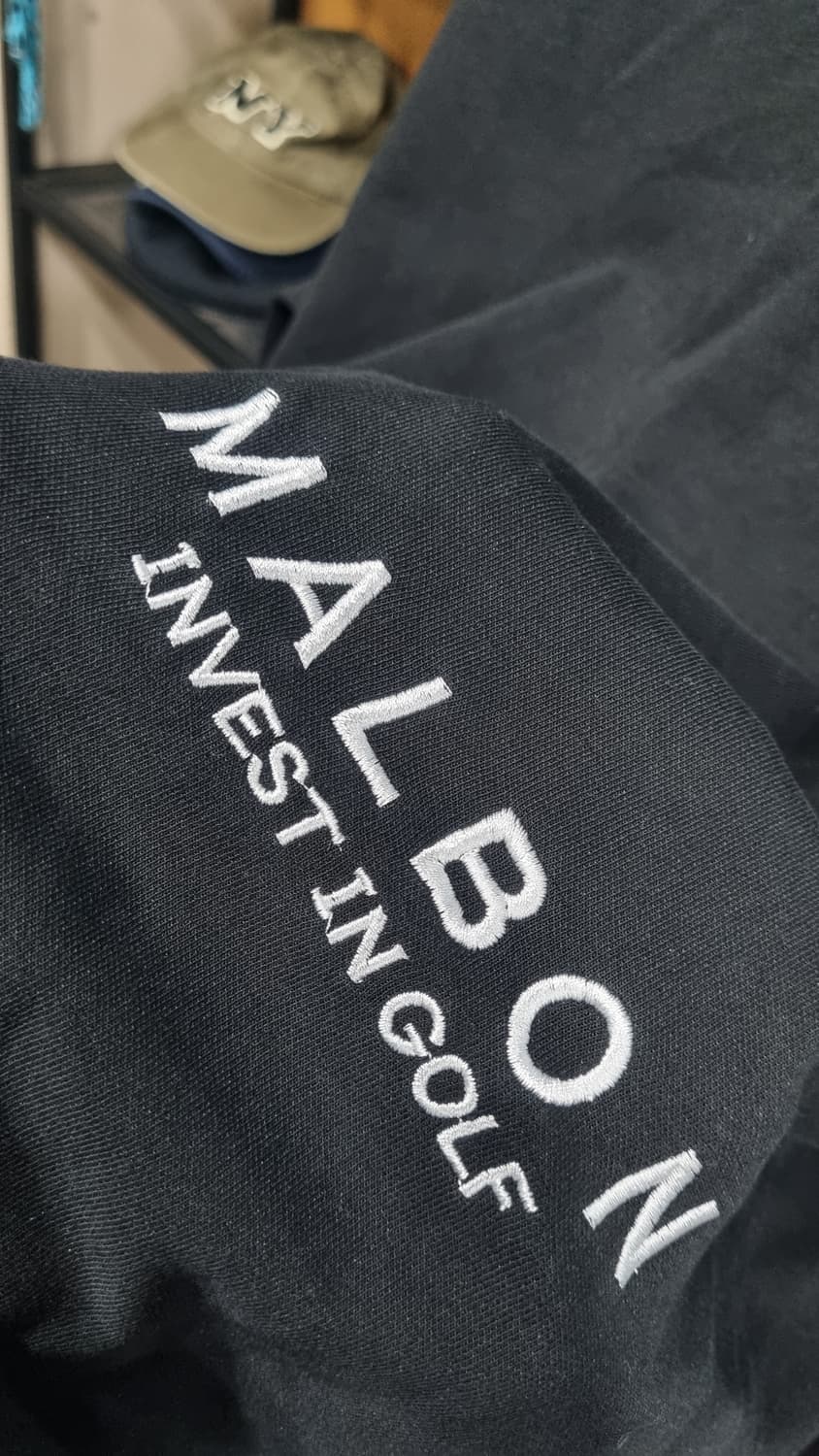 말본골프(MALBON) 100사이즈 남성용 반집업 맨투맨 상품이미지4