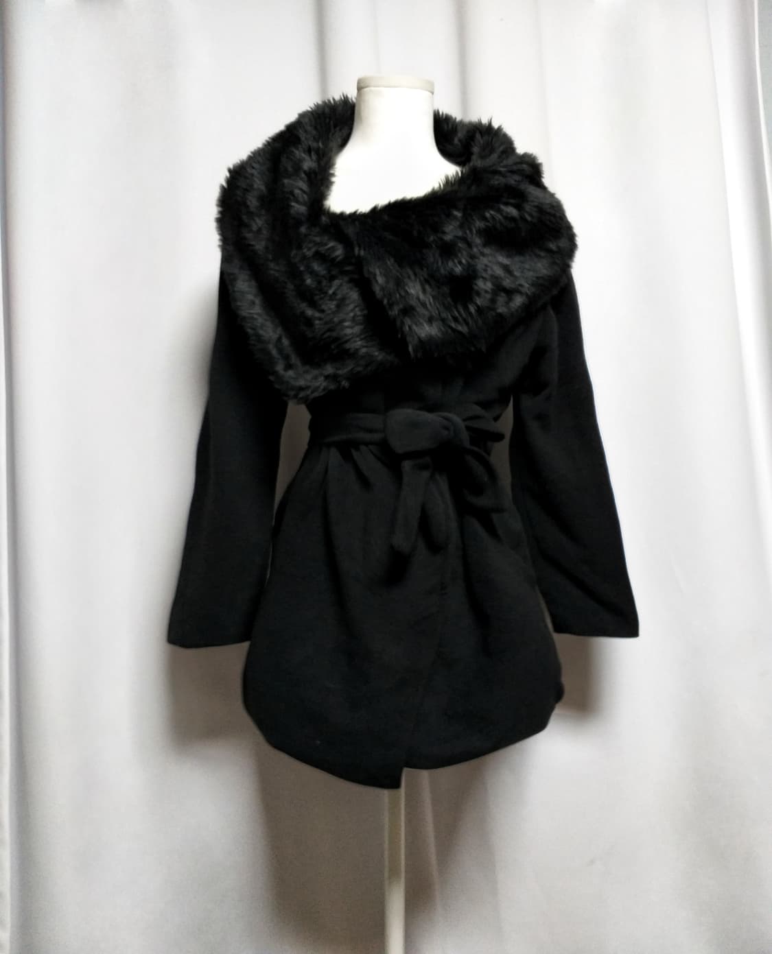 빈티지 퍼 코트 공겜여주 긱시크 그런지페어리 로리타 고스펑크 y2k자켓 상품이미지2