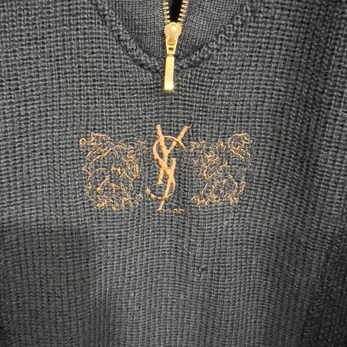 입생로랑 아카이브 반집업 니트 상품이미지7