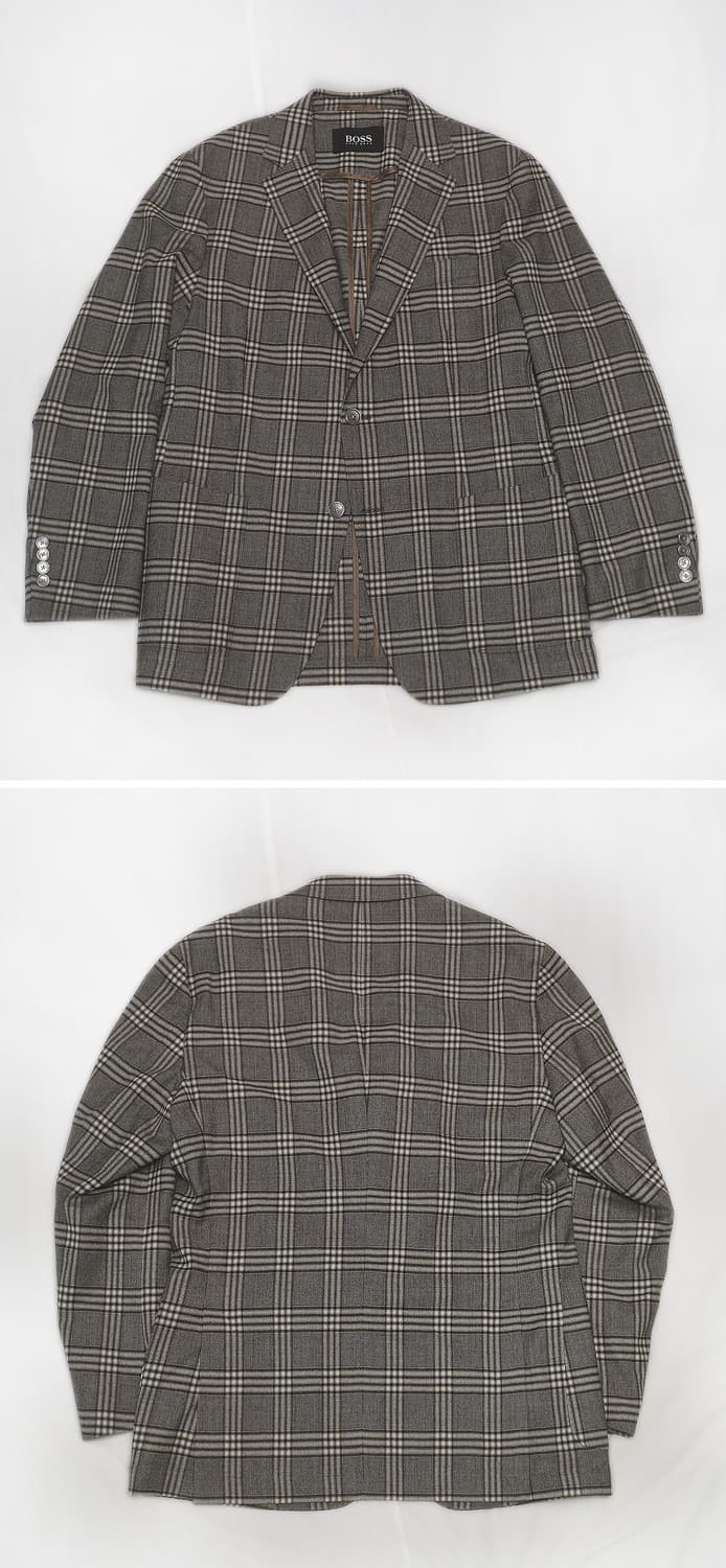 휴고 보스 마르조또 이태리 클래식 체크 수트 셋업 (48+50/100) 상품이미지3