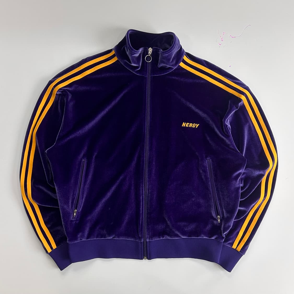 Nerdy 널디 벨벳 퍼플 옐로우 져지  상품이미지3