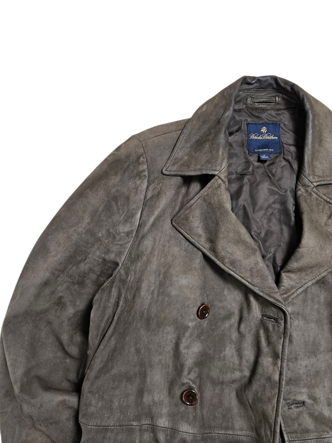 브룩스브라더스 스웨이드 트렌치 코트 상품이미지5