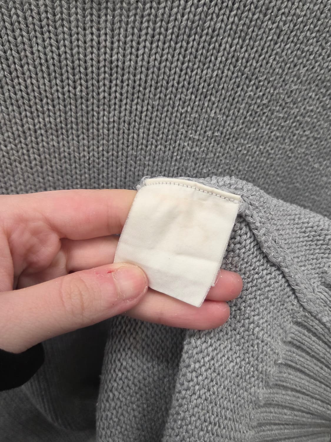 PRL 폴로 랄프로렌 그레이 코튼 니트 상품이미지9