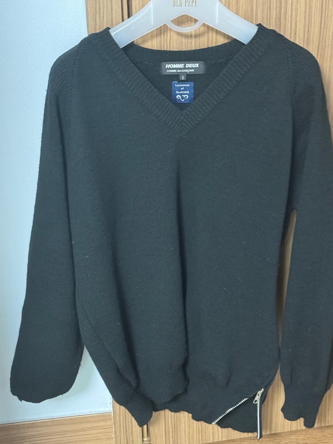 꼼데가르송 옴므 듀스 사이드지퍼 니트 상품이미지1