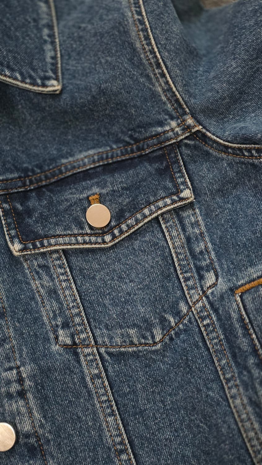 COS 코스 미디엄블루 청자켓 여성용 55 상품이미지10