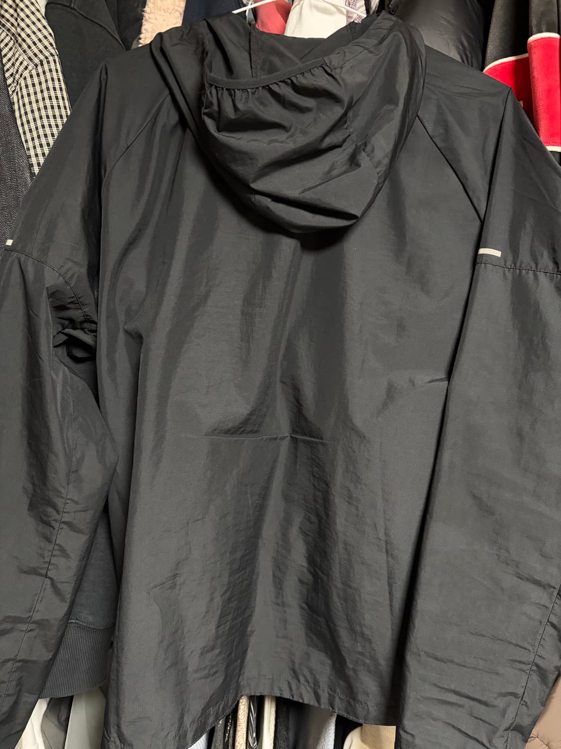 나이키 바람막이 후드 집업 블랙 (100) 상품이미지2