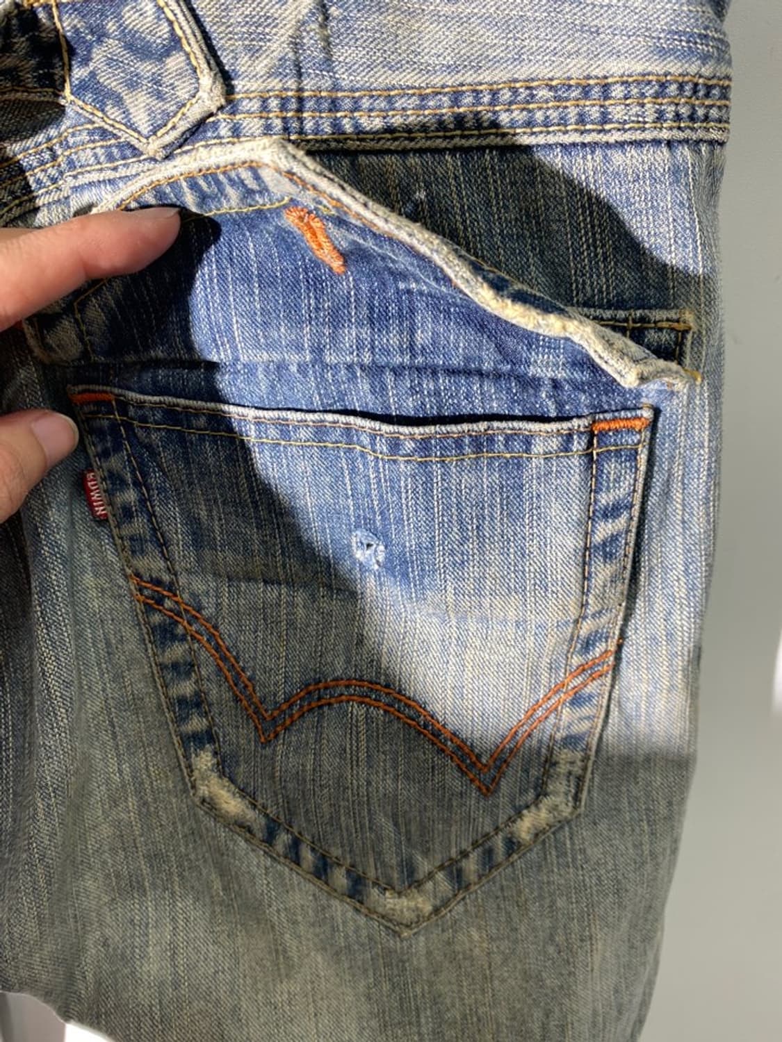 에드윈 워싱 데님 팬츠 상품이미지6