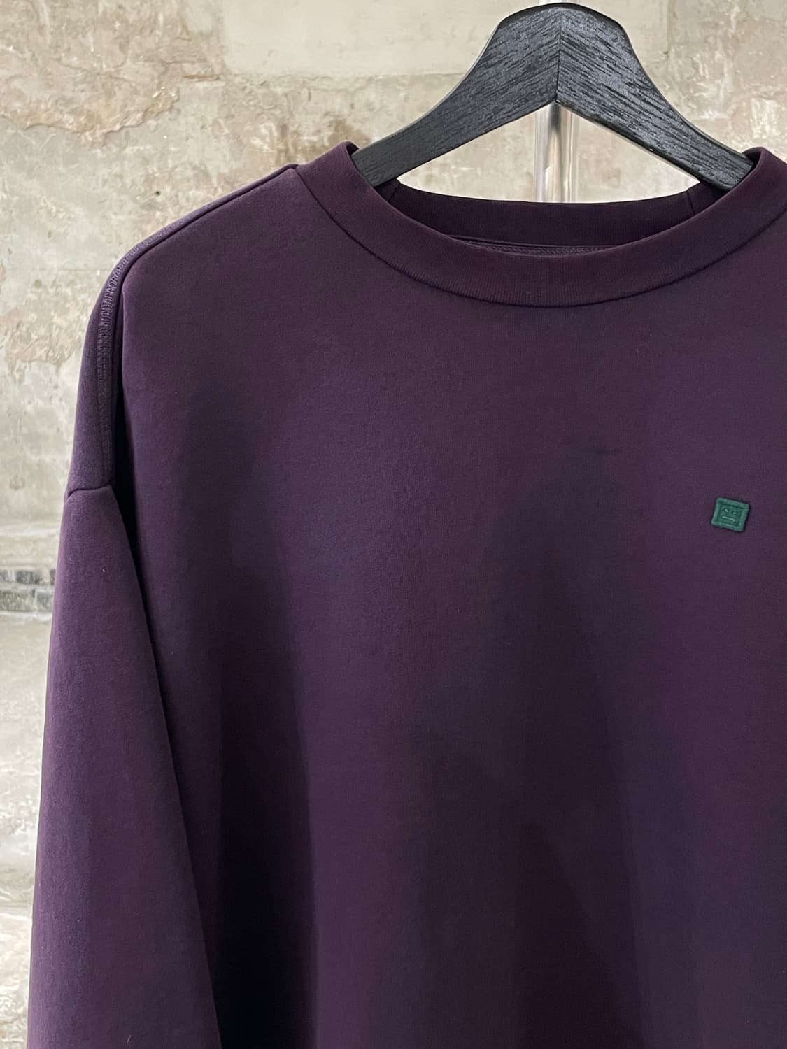 아크네 스튜디오 퍼플 피아 크루넥 스웻 셔츠 상품이미지2