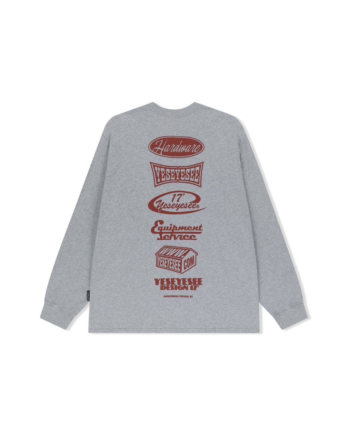 Y.E.S Hardware 그레이 롱슬리브 상품이미지2