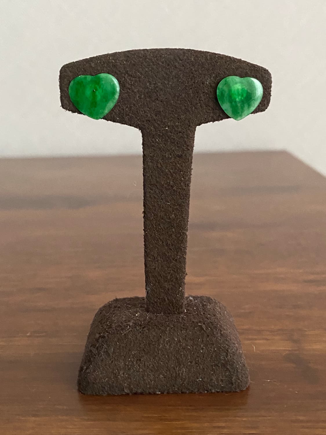 하트 모티브 천연 비취 귀걸이(925,새제품) 상품이미지6