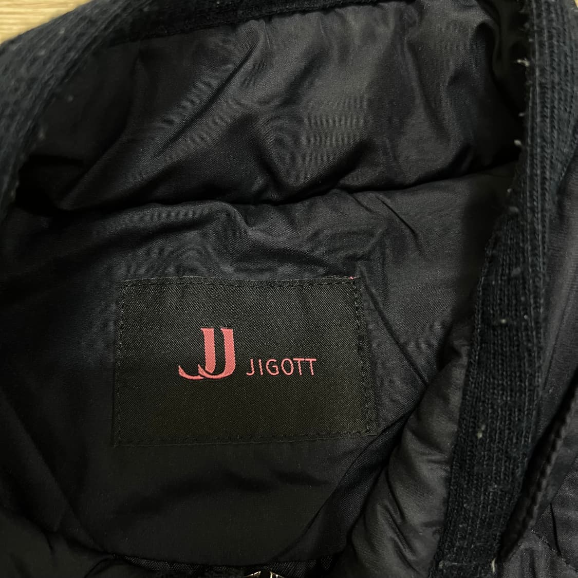 지고트 여성 구스다운 배색 퀼팅 경량 롱패딩 [네이비] 88-90-160 상품이미지4