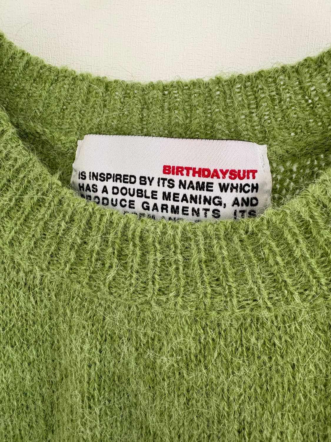 벌스데이수트 니트 m 상품이미지2