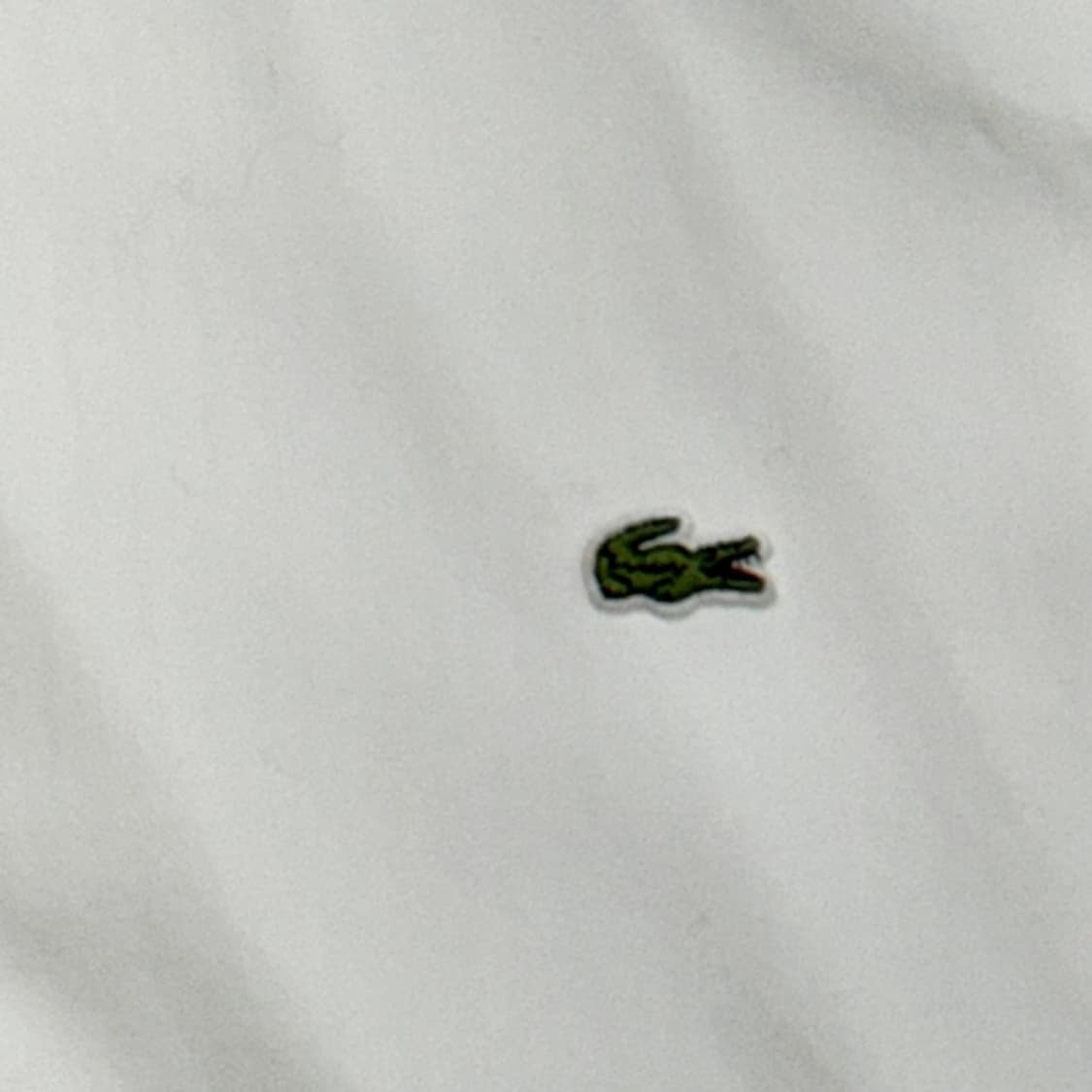 LACOSTE 옥스포드 반팔 셔츠 화이트 M/L 상품이미지2