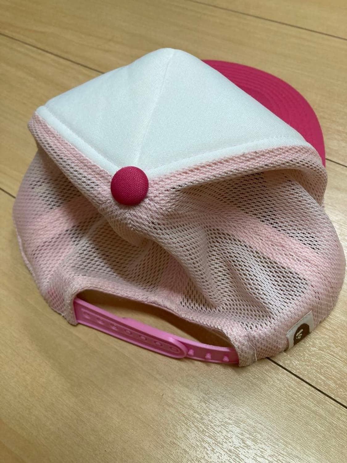 베이프 스타 메쉬 캡 핑크 상품이미지4
