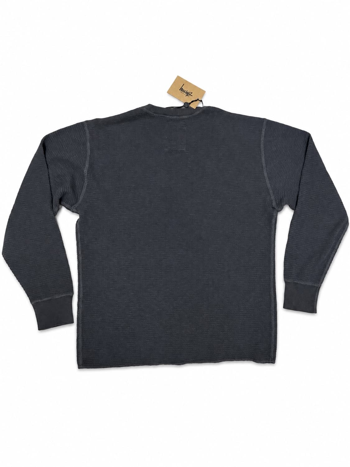 PIGMENT DYED LS THERMAL - FADED BLACK 상품이미지4