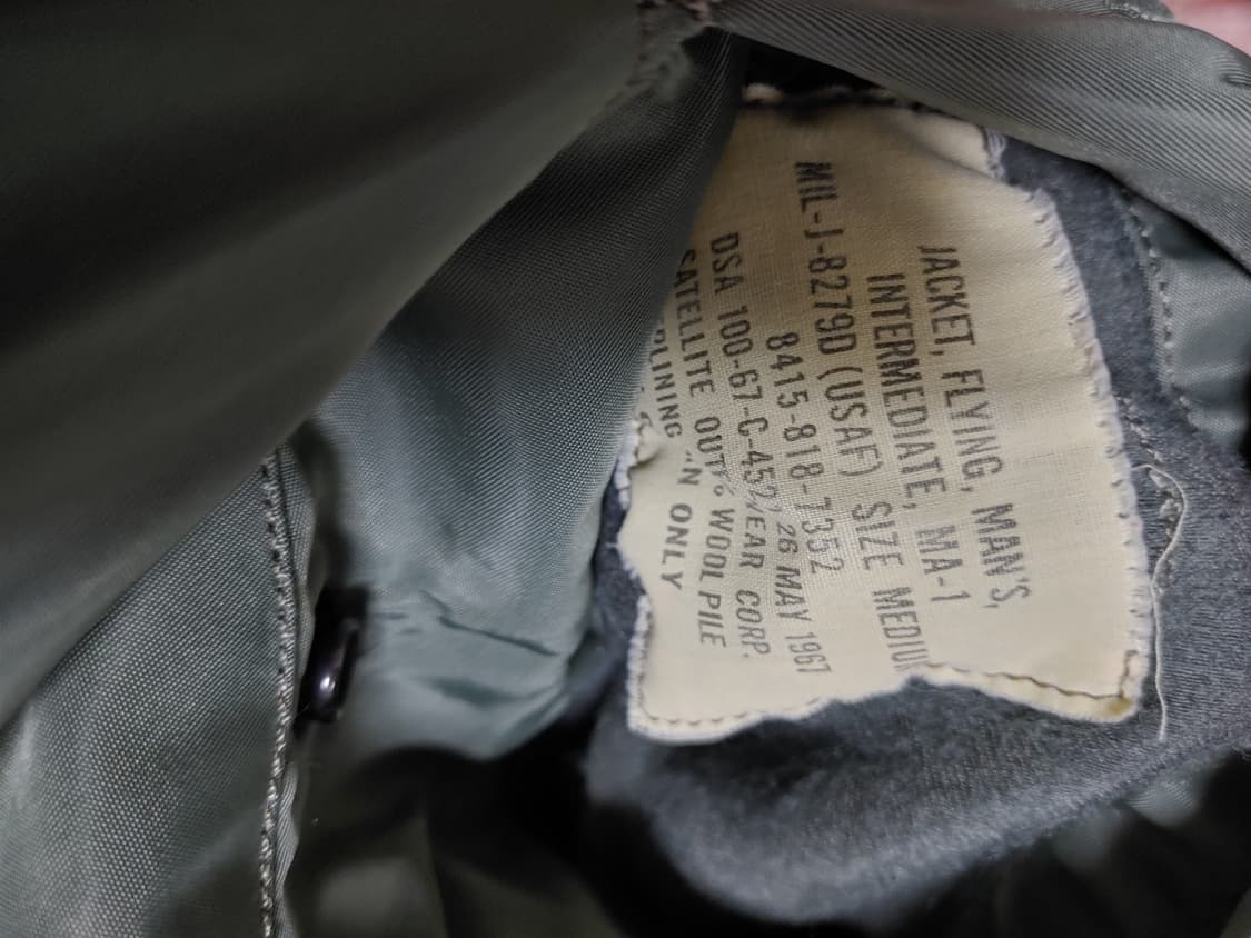 버즈릭슨 복각 ma-1 상품이미지2