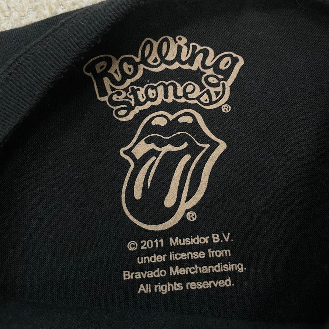 롤링스톤즈 y2k 펑크 밴드 롱슬리브 블랙 상품이미지5
