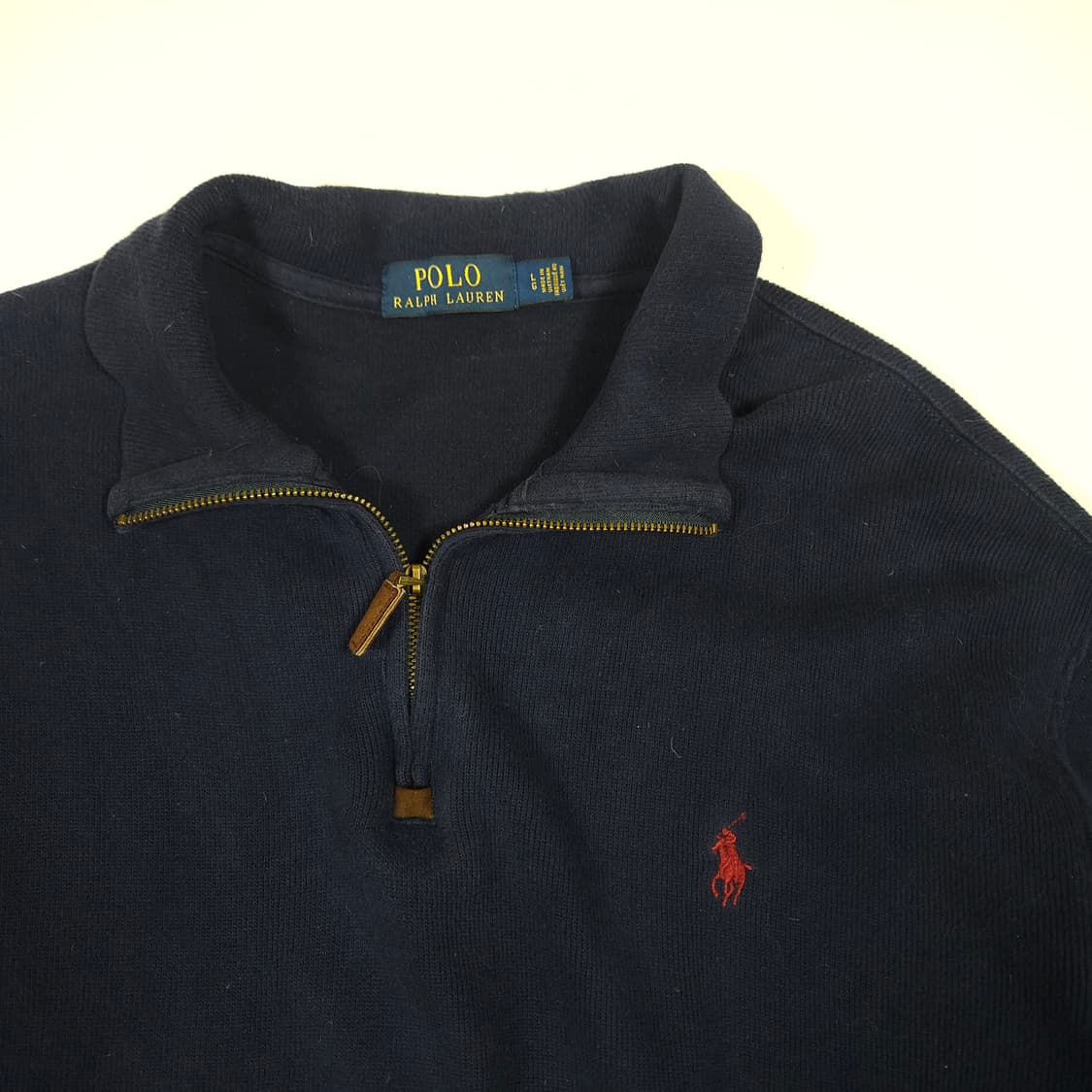 폴로 랄프로렌 네이비 하프집업 맨투맨  상품이미지2