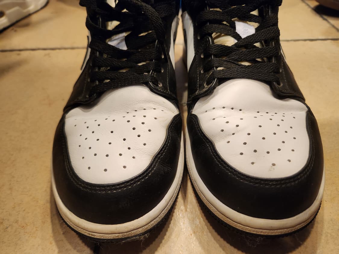 나이키 에어조던1 로우 블랙/화이트  상품이미지2