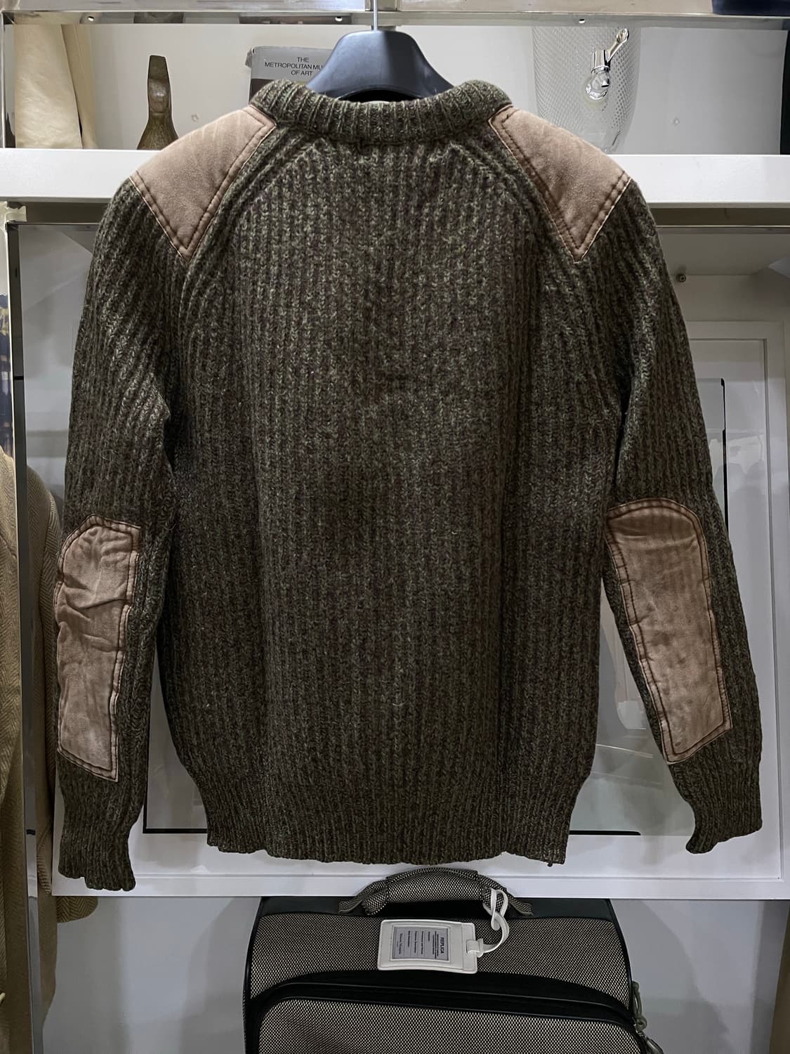 폴로랄프로렌/카키 울혼방 헤비니트티(S) 상품이미지2