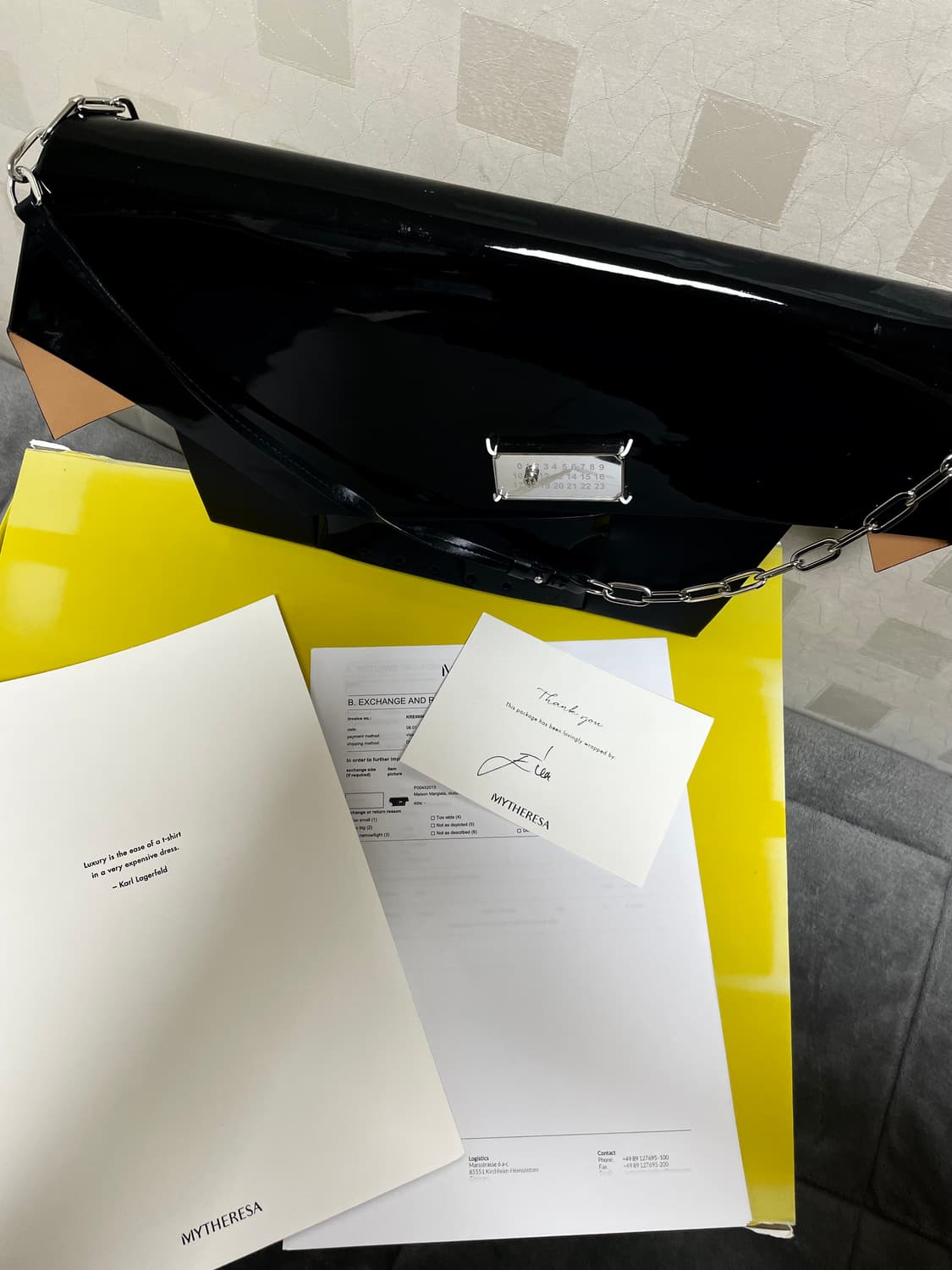 풀구성품) 마르지엘라 스내치드 백 (L사이즈) 상품이미지1