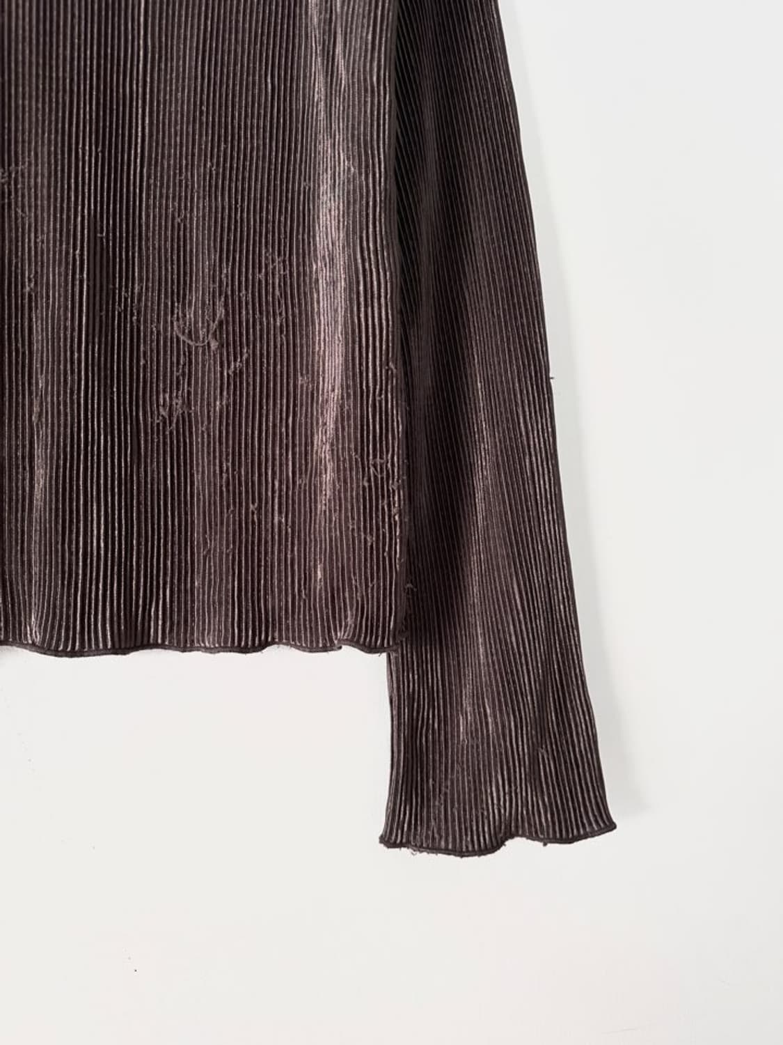 Glossy ribbed basic sleeveless  상품이미지3