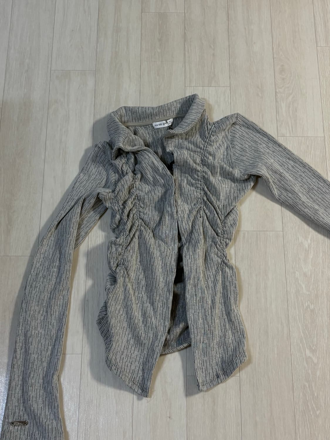 나체 셔링 셔츠 탑 상품이미지3