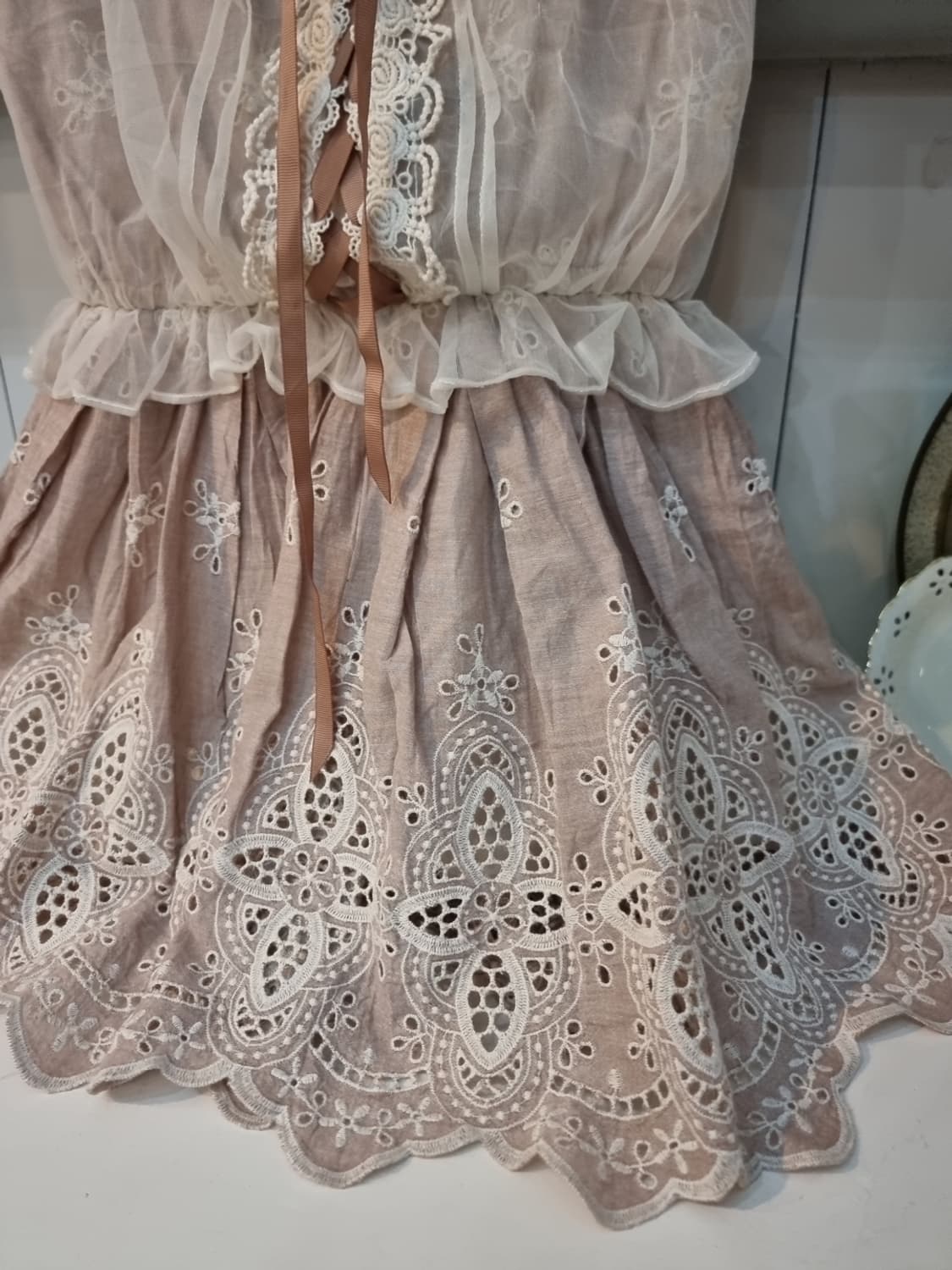 LIZ LISA 오프숄더 레이스 원피스 상품이미지2