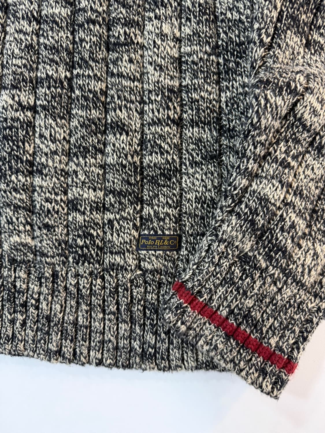 폴로 랄프로렌 그레이 말드 골지 니트  상품이미지1
