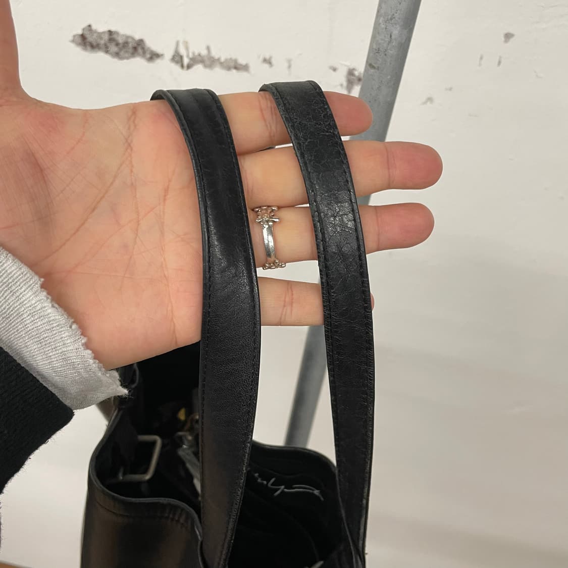 요지야마모토 가죽 토트백 상품이미지5