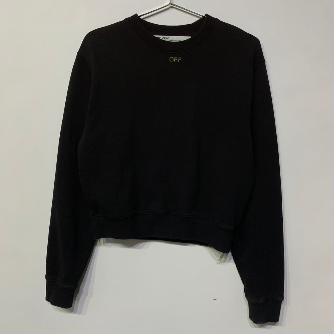 오프화이트 스톤 백 로고 맨투맨 상품이미지2