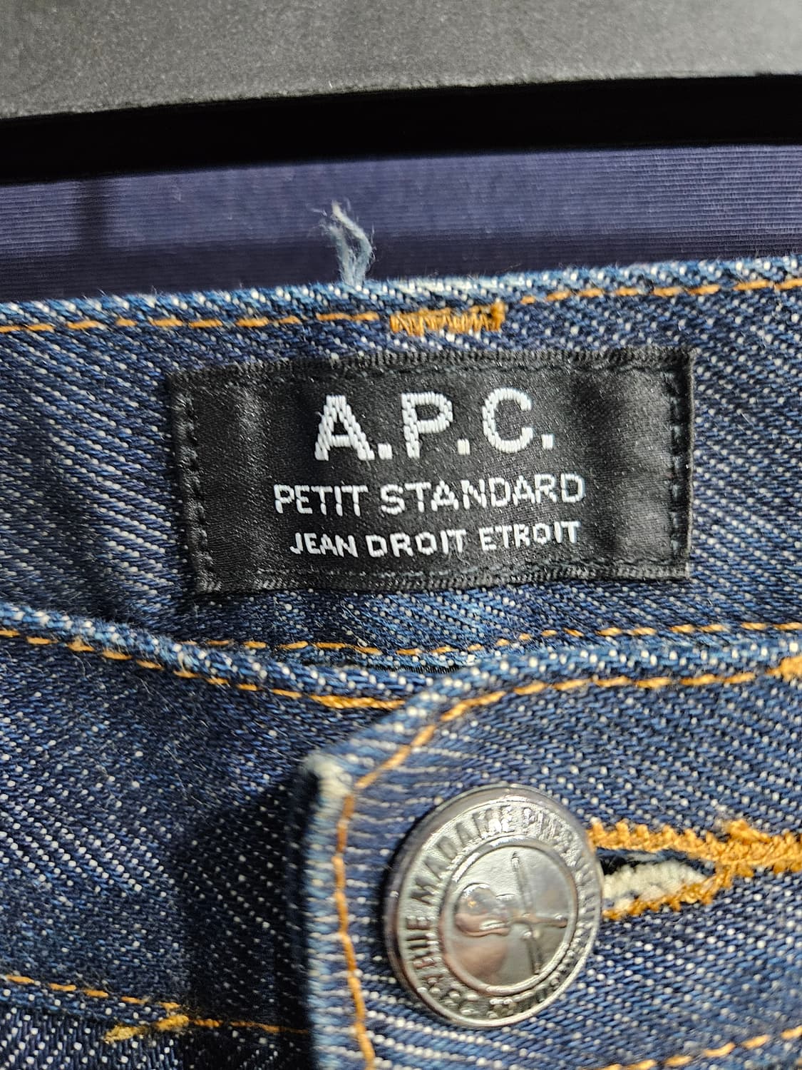 A.P.C 아페쎄 네이비 남성 슬림핏 허리 30 데님팬츠  상품이미지3