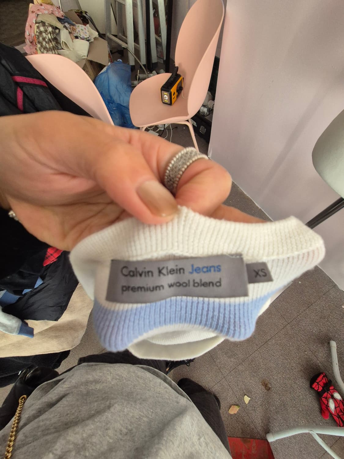 Calvin Klein 스트라이프 니트 XS 상품이미지3