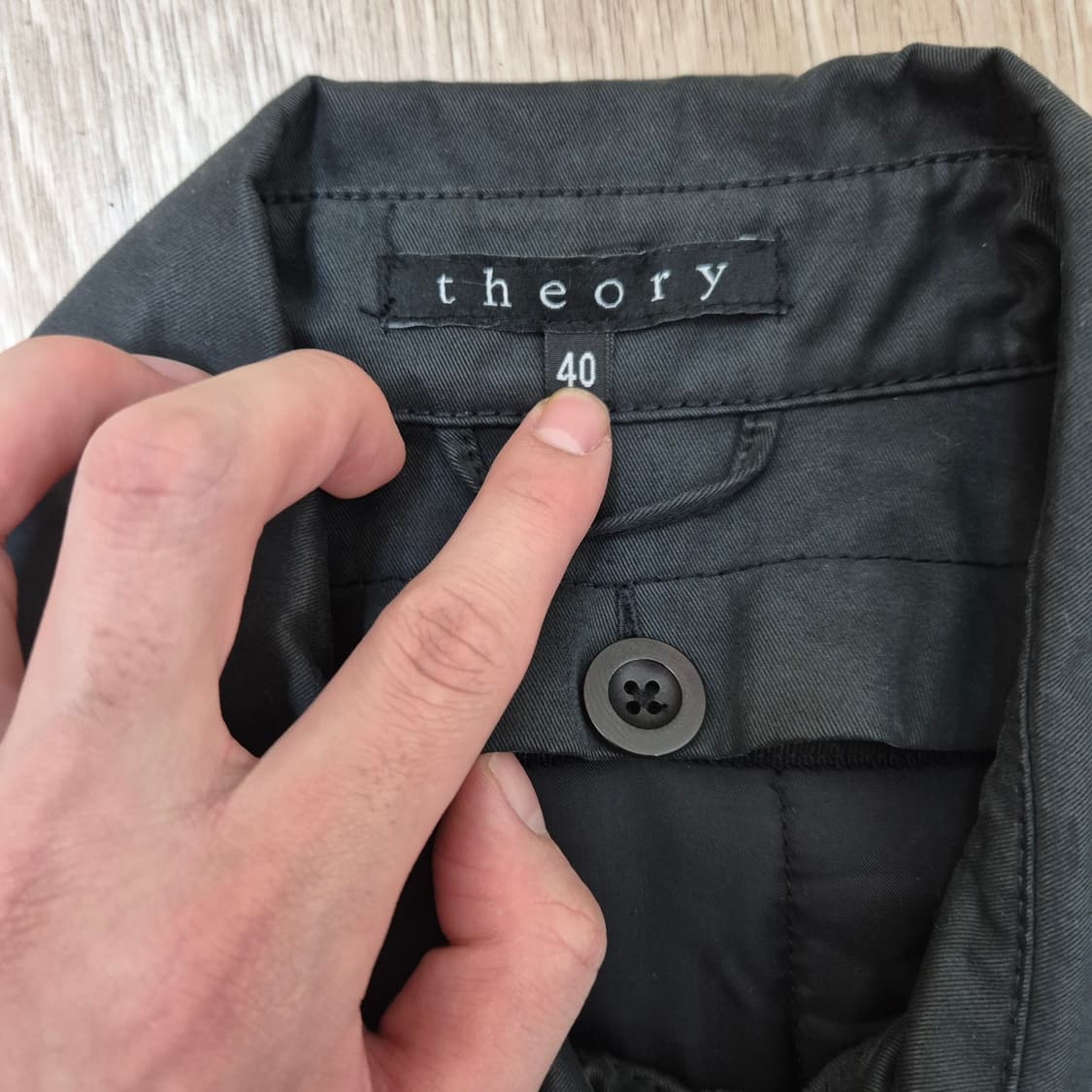 띠어리 남성 코튼 트렌치코트 상품이미지4