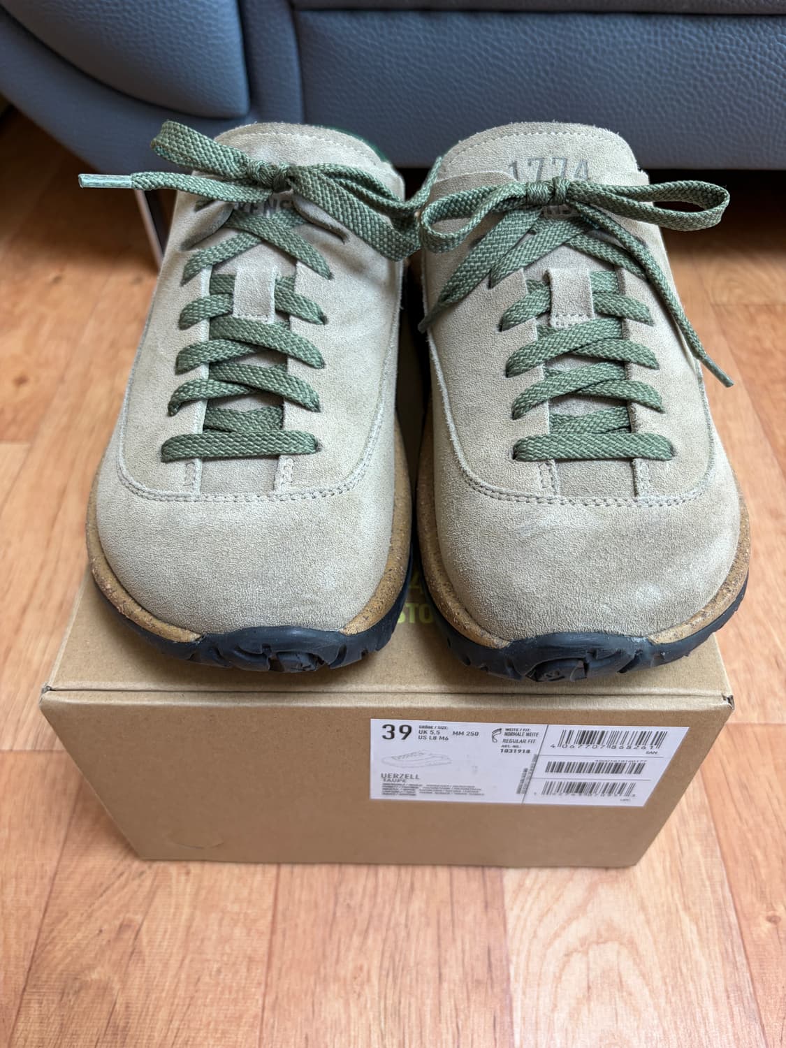 [39] 버켄스탁1774 티보 유어젤 스웨이드 타우페(레귤러) 상품이미지3