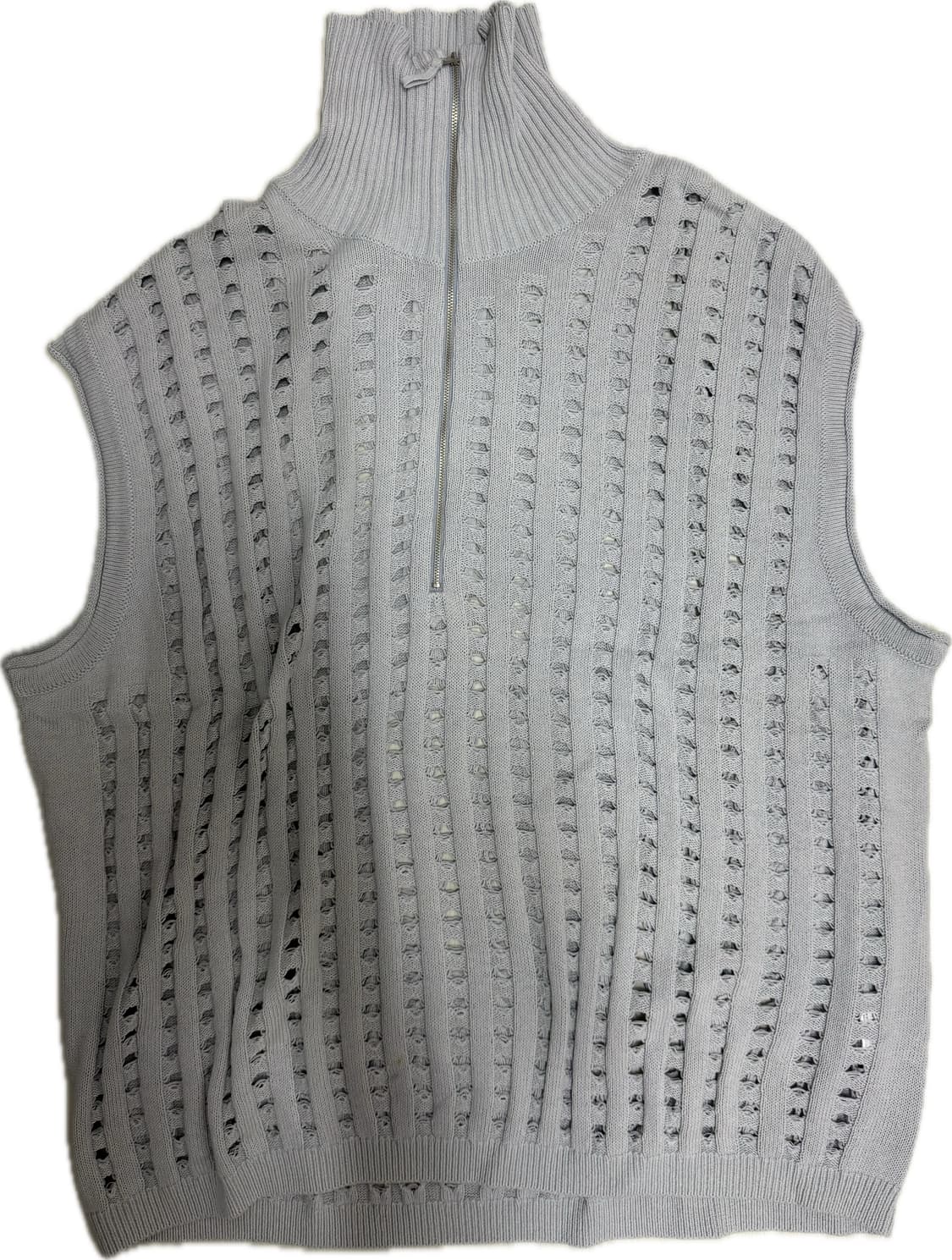 우마뭉 Organic cotton half zipup croch vest 상품이미지1