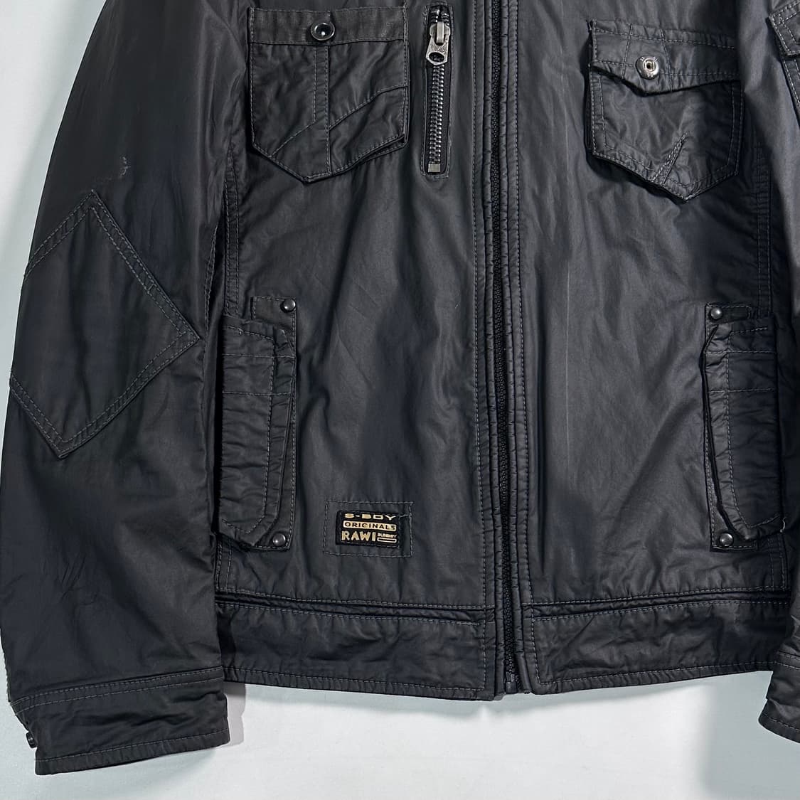 VTG 블랙 바이커 자켓  상품이미지4