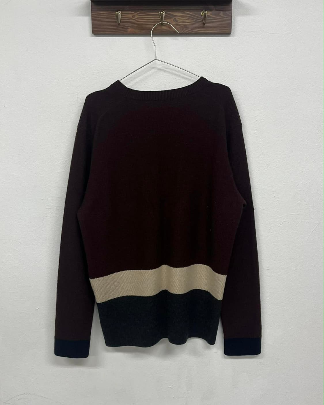 [105] 타임 한섬 퓨어 캐시미어 100% 남성 니트 스웨터 상품이미지2