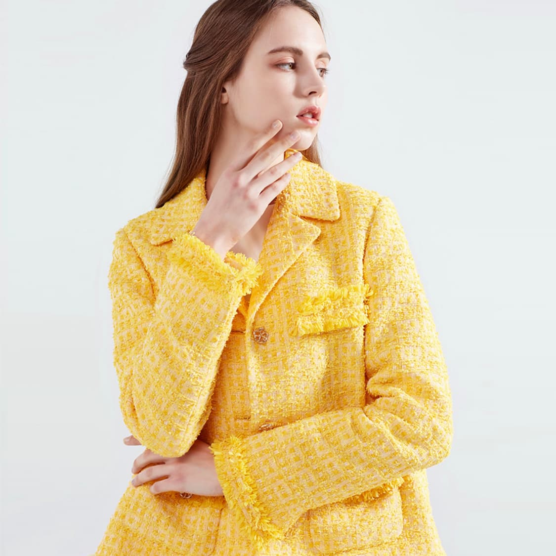 쏘울(so.wool) 마리아켄트 트위드자켓 55-66 새상품 상품이미지2