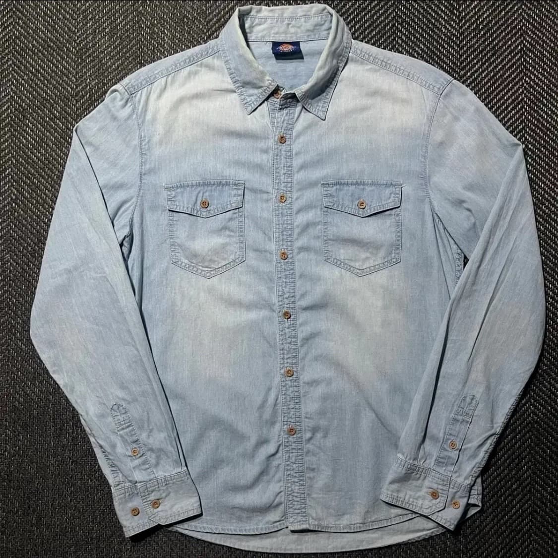DICKIES 디키즈 워싱 데님 셔츠 상품이미지3