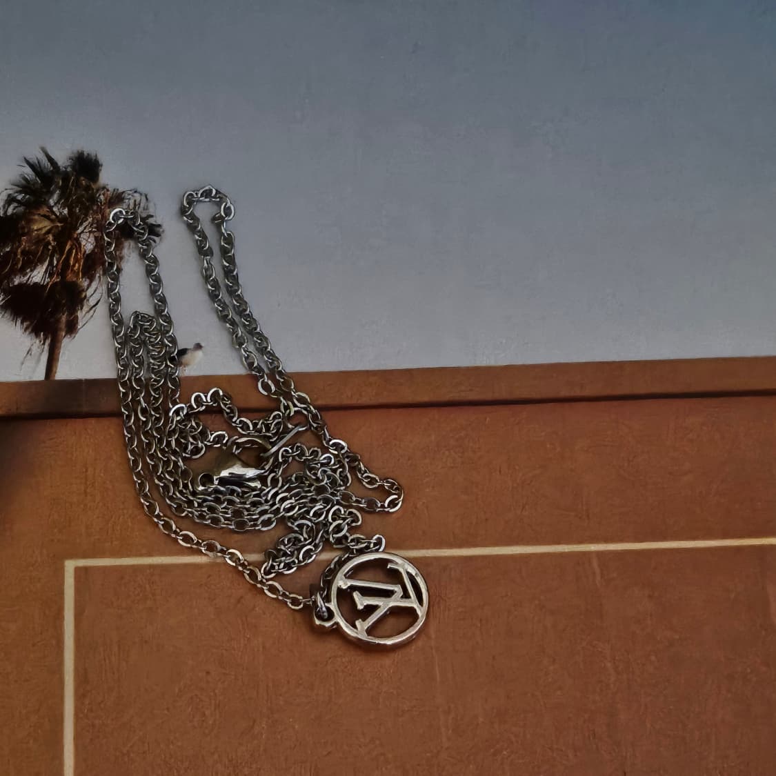 루이비통 빈티지 정품 업사이클링 목걸이 남자목걸이 써지컬 상품이미지2