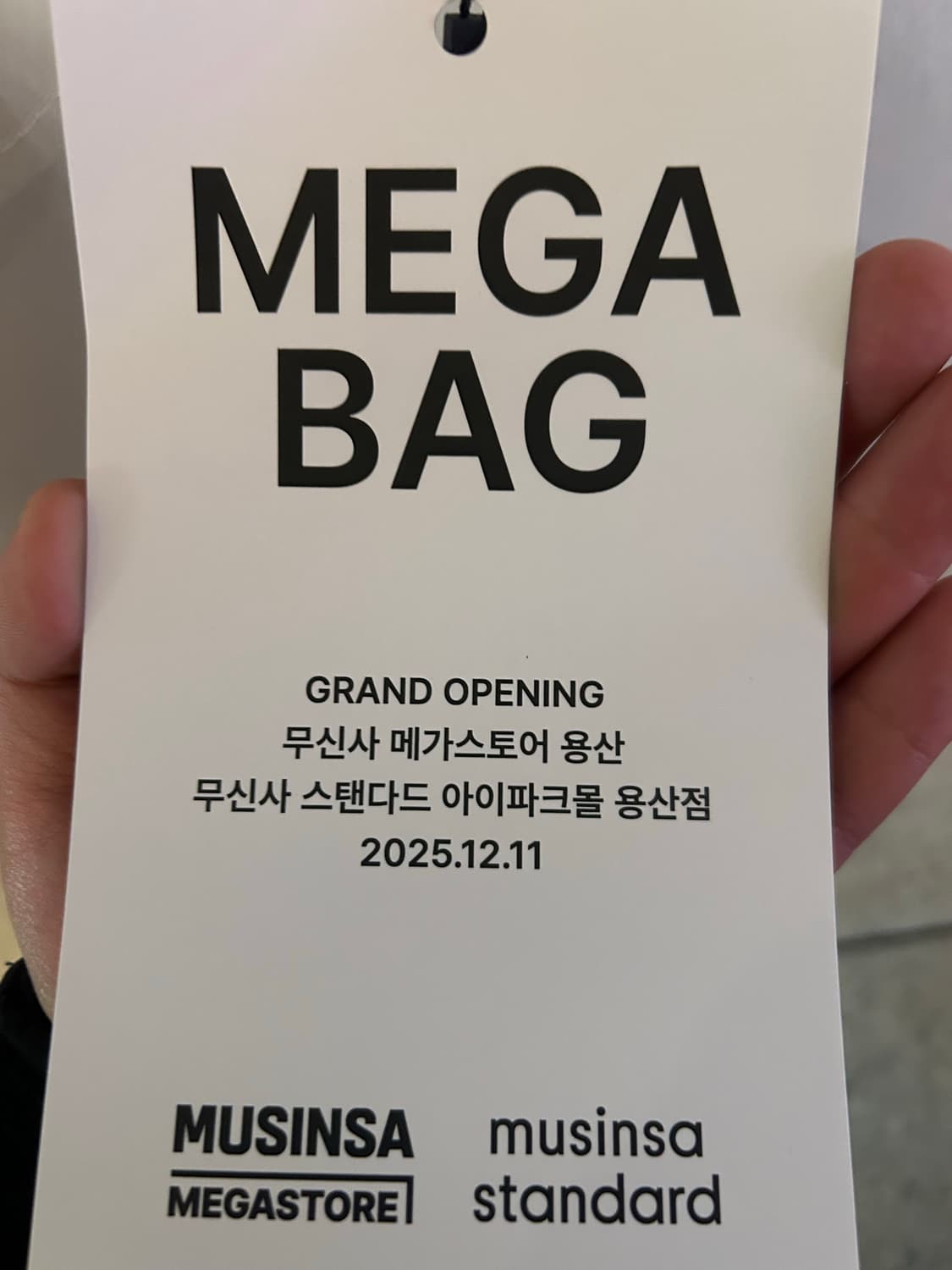 무신사 메가 백 L 팝니다 상품이미지2