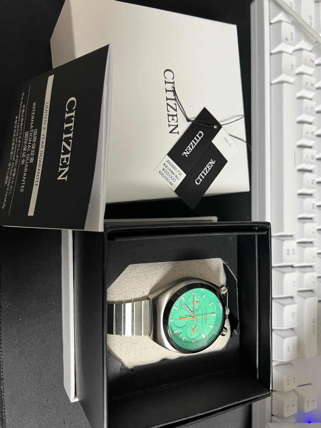 시티즌 불헤드 크로노 시계 (한정판) 민트 prx 카키필드 상품이미지2