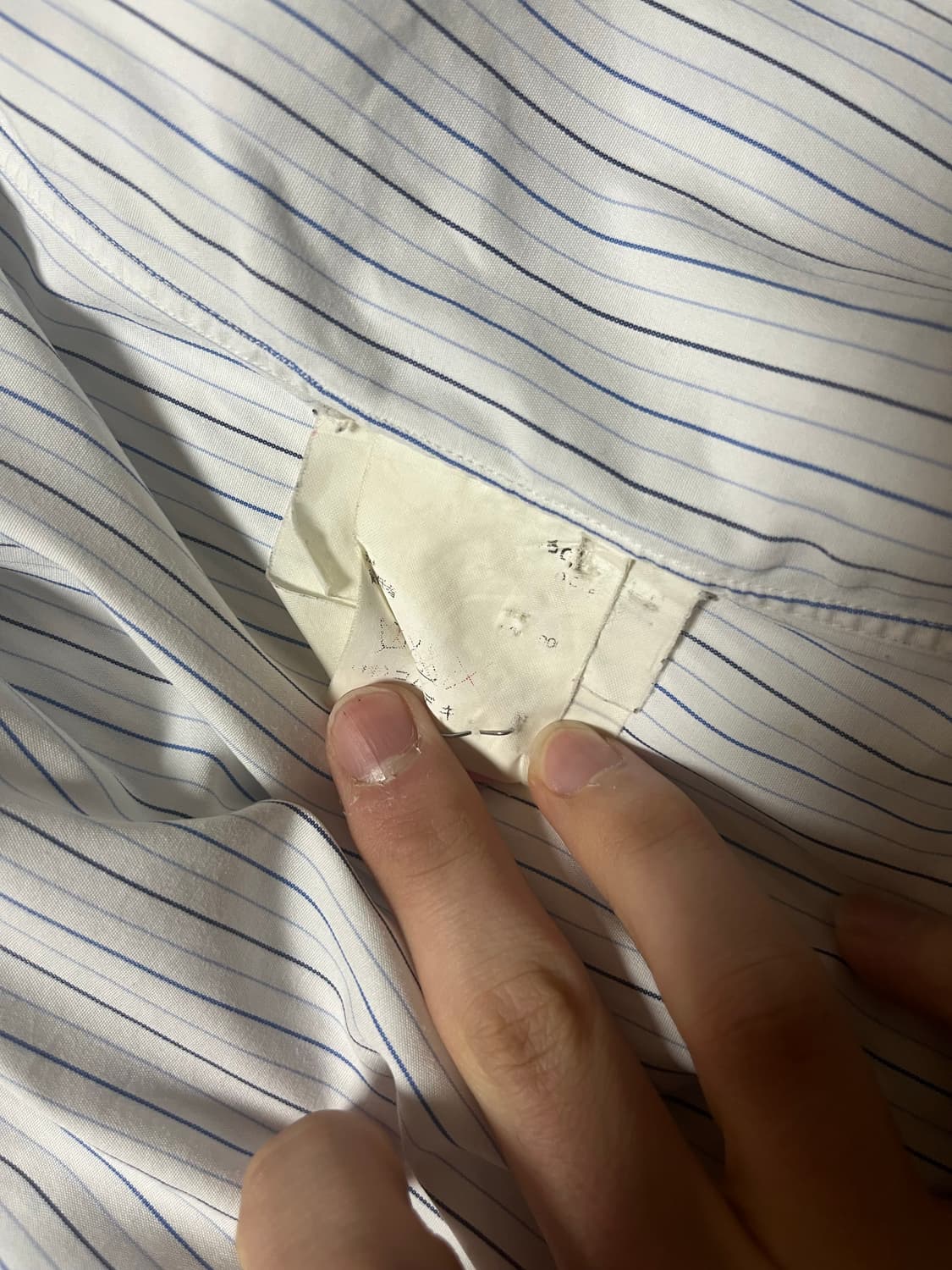 90s 꼼데가르송 옴므 다나카 오픈카라 셔츠 상품이미지5