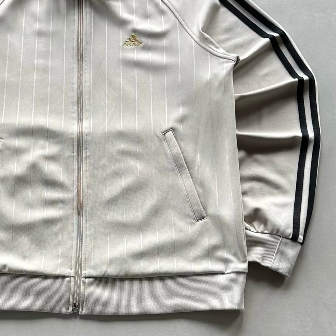 [L]아디다스 베이지 골드 트랙탑 져지 상품이미지4