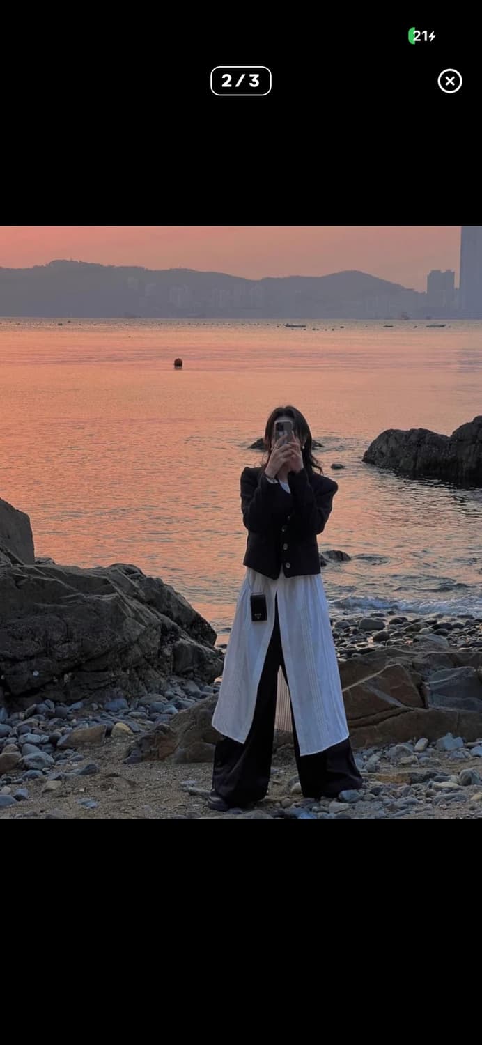 트리밍버드 플리츠스트랩 롱원피스 화이트 상품이미지2